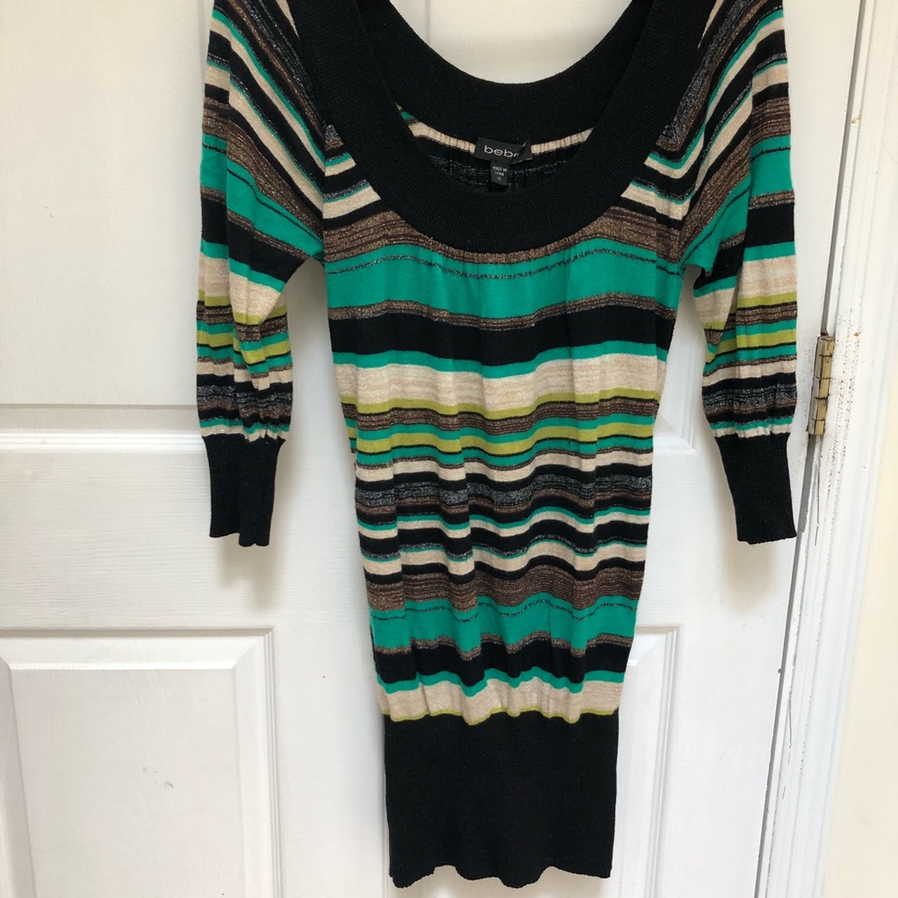 Bebe Holiday sweater dress